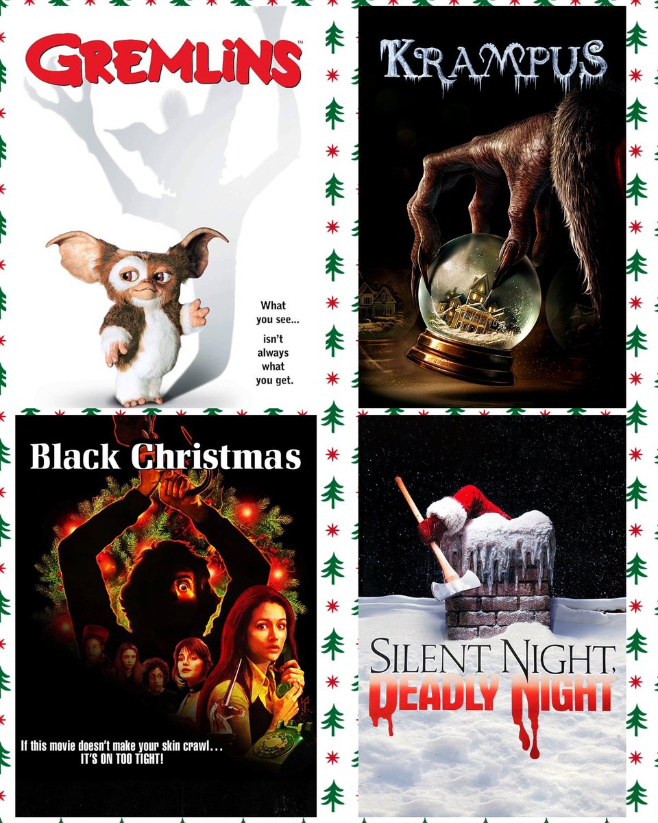 QualityTimeFilm's tweet photo. Happy Halloween! Here are some of our favorite festive frights 👹🎄🔪☃️ https://t.co/kAcyWKm2n7