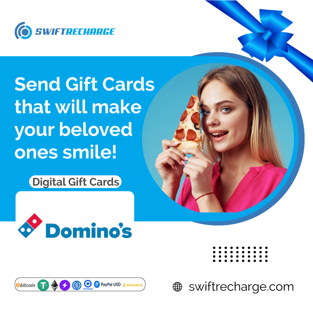 swiftrecharges's tweet image. Hungry more?! - Buy Domino&apos;s Pizza with crypto at swiftrecharge.com #paypizzawithcrypto @dominos #cryptofood #cryptopayments #crypto #paywithcrypto #bitcoin #usdt #usdc #ethereum