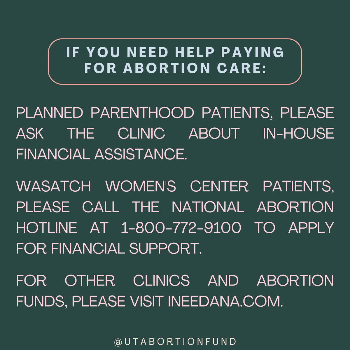 Utah Abortion Fund tweet media
