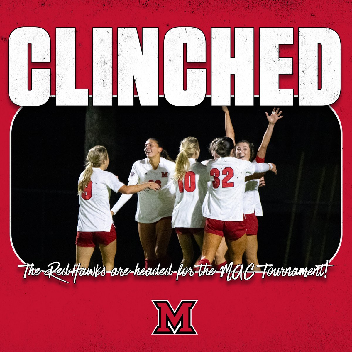 The RedHawks are going to the MAC Tournament!!