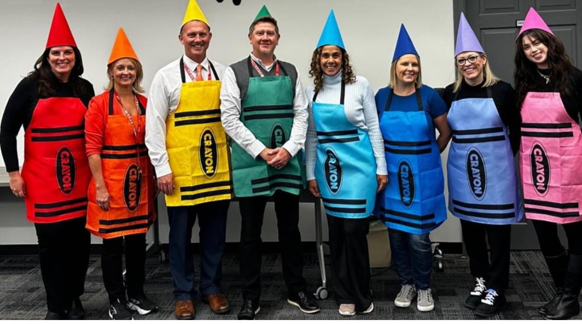 Happy Halloween from our COLORFUL crew! 🖍️