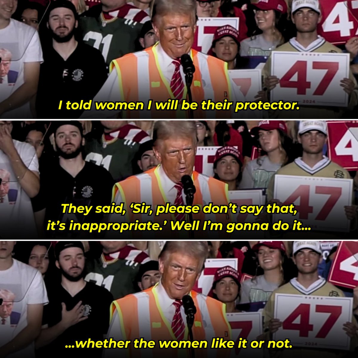 HQNewsNow's tweet image. “Whether the women like it or not”