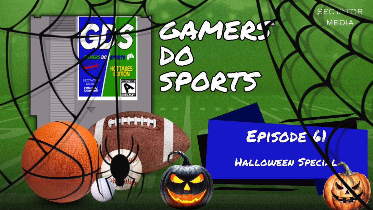 GamersDoSports's tweet photo. Spooky takes galore, our Halloween special is tonight at 9:00 PM EST. Watch live on our YouTube and Facebook pages! https://t.co/5zkYiiHLe8