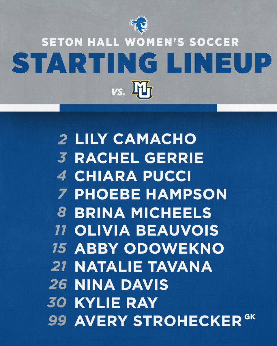 Staring 11 for our final game of the 2024 season!

#HALLin 🔵⚪️