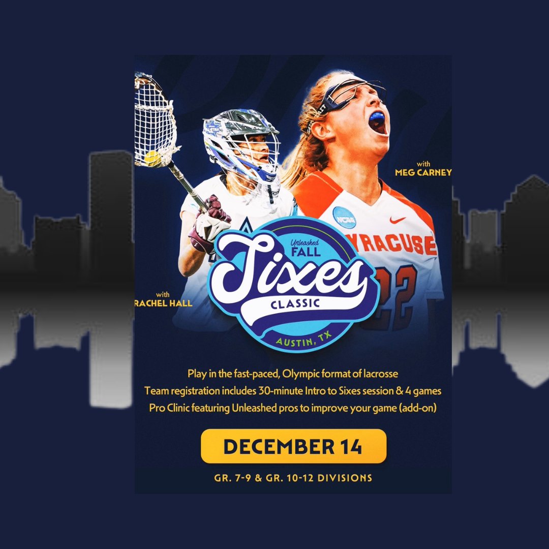 Calling all 7th - 12th grade girls!!  🥍 Join Meg Carney &amp; top talent for a full day of fast-paced lax action. This is an event you don’t want to miss. Register as a team or individually!

📅 Date: December 14
📍 Location: Austin, TX
🎟️ Register &amp; details: pllyouth.leagueapps.com/tournaments/43…