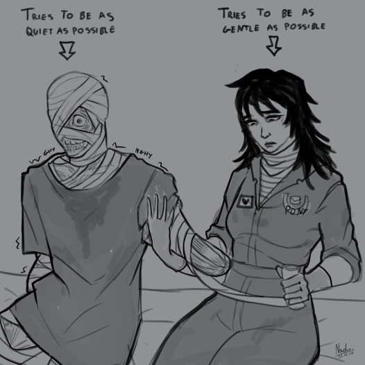 nadiawantsapie's tweet photo. little headcanon i have #mouthwashing https://t.co/39Hv1pvuki