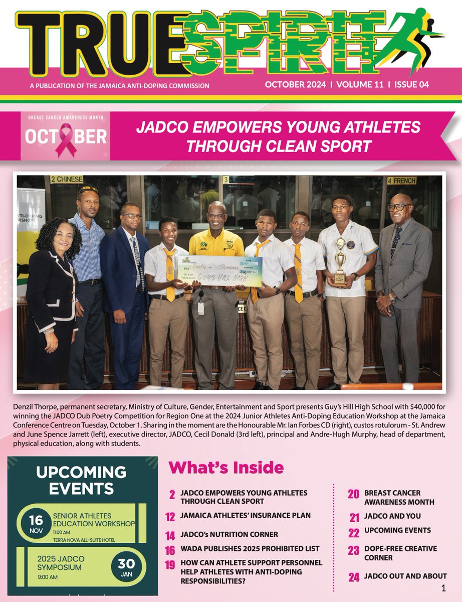 Read our latest newsletter - True Spirit jadco.gov.jm/document/dflip…