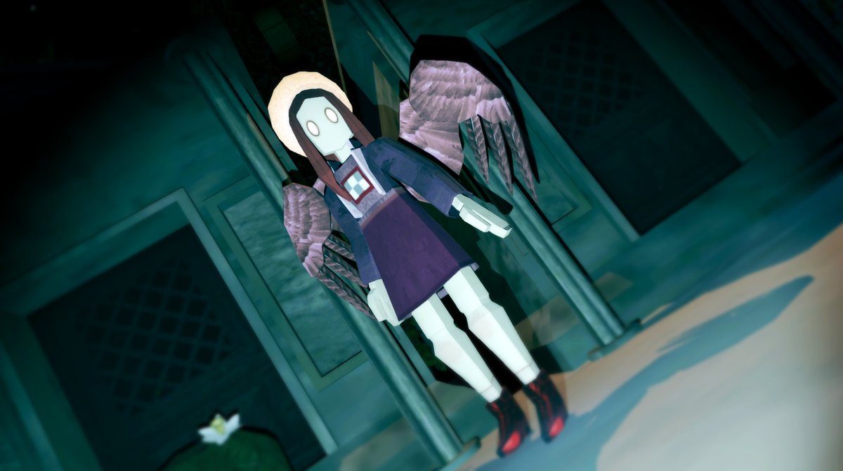 heavenscape's tweet photo. Happy Halloween~! ANGEL has been trying on some costumes but can't quite decide - what look do you think would be best? https://t.co/ZHC0C60xAK