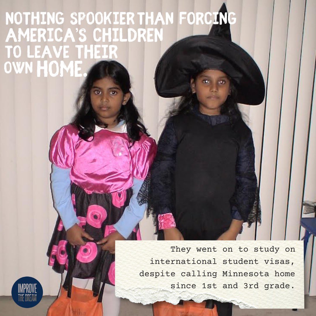 ImproveTheDream's tweet photo. Nothing spookier than a broken immigration system. https://t.co/bG5lsDp0vz