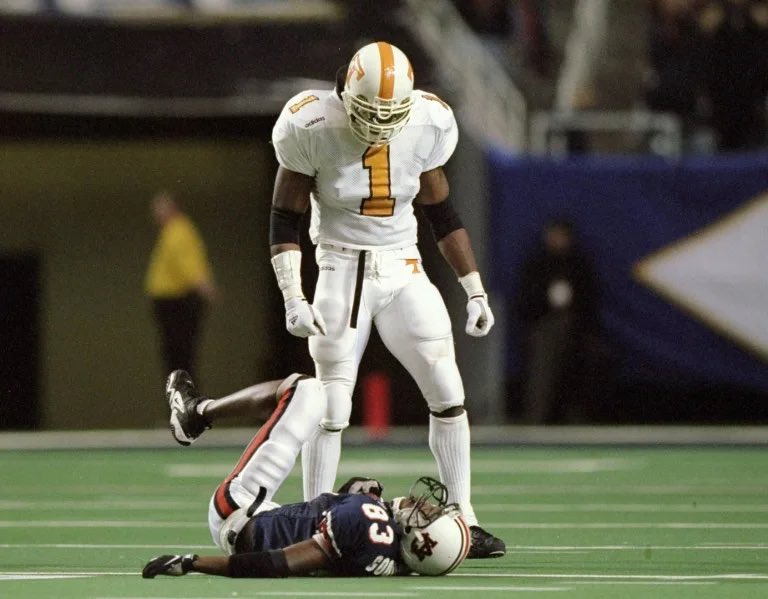 More_Issues's tweet image. Question of the Day: Who is the scariest Tennessee defensive player of all-time?