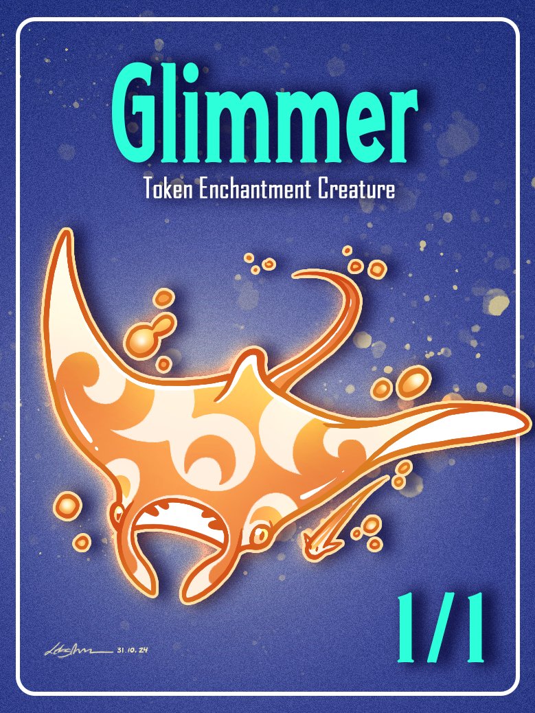 letsongakemi's tweet photo. Inktober 2024 "InfiniTokenTober"
Day 30: GLIMMER
#inktober2024 #InfiniTokenTober #MTG https://t.co/xAe4O5C0hi
