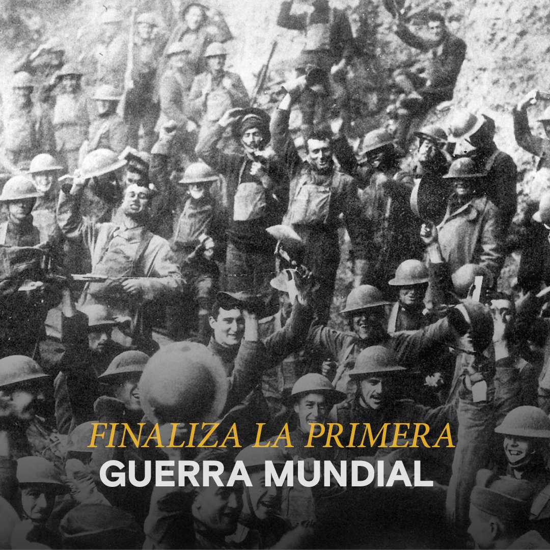 #HoyEnLaHistoria En 1918, la Primera Guerra Mundial finalizaba con la firma del Armisticio de Compiègne, celebrado en un vagón del tren privado de Ferdinand Foch, mariscal francés y comandante en jefe de los ejércitos Aliados. 
historylatam.com/hoy-en-la-hist…