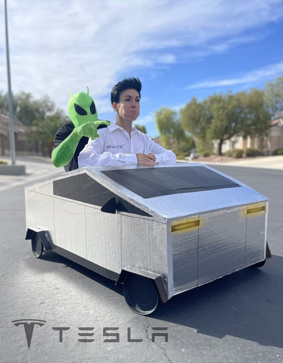 Happy Halloween from the Tambe’s <a href="/JehnnaTambe/">Jehnna Tambe</a> <a href="/elonmusk/">Elon Musk</a> <a href="/Tesla/">Tesla</a> <a href="/SpaceX/">SpaceX</a> <a href="/cybertruck/">Cybertruck</a> #elonmusk #happyhalloween