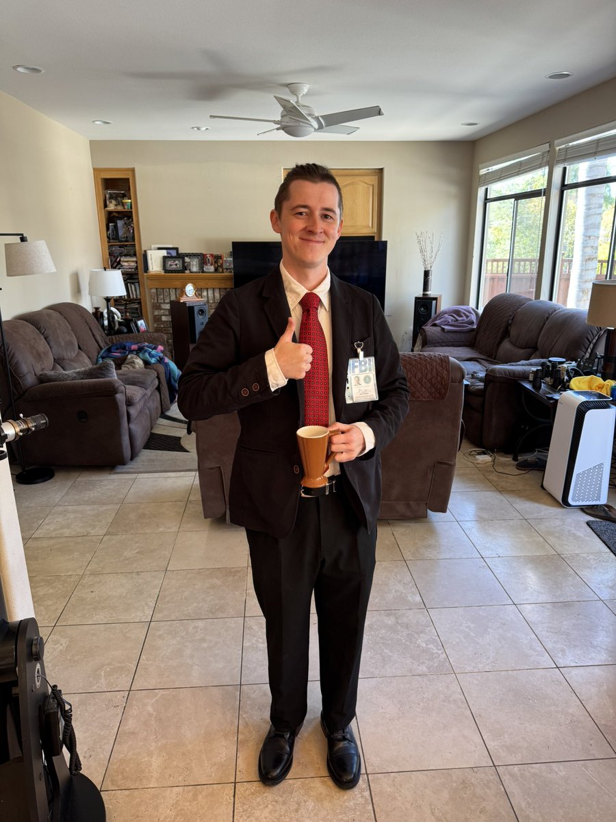 DrLovebot's tweet photo. Happy Halloween! I hope everybody has a damn fine cup of coffee today @mfrost11 @DAVID_LYNCH https://t.co/abTv0TOTOS