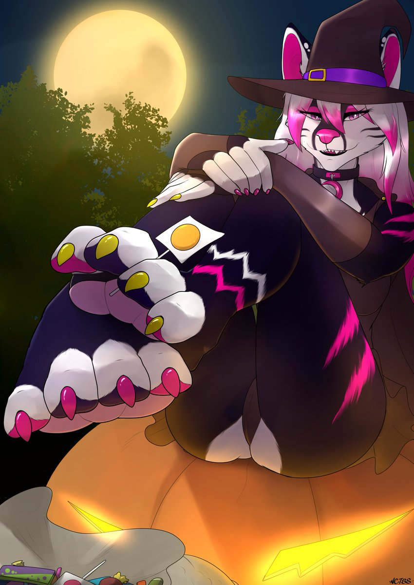 If you want this candy, you'll have to decide, lick or trick

YCH by <a href="/LisaSpaceCat/">Noctibus</a>