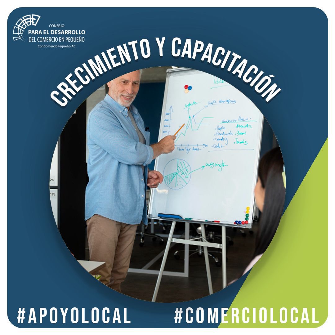concomerciopeq's tweet photo. En ConComercio capacitamos a los pequeños negocios para enfrentar los retos actuales. Apoya el comercio que sigue innovando y creciendo en tu comunidad. 📚🚀 #CapacitaciónComercial #CrecimientoLocal #ConsumeLocal #ApoyoComercioPequeño https://t.co/n5YXuhnfJc