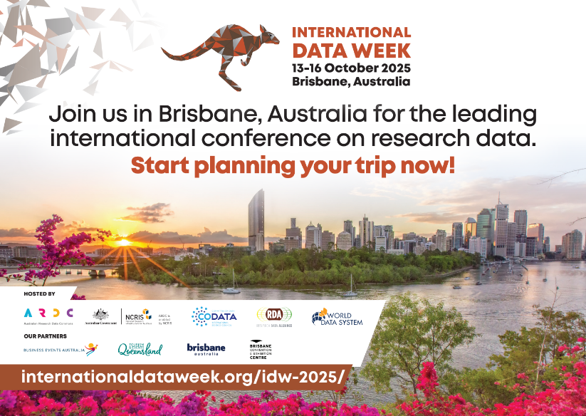 ARDC_AU's tweet photo. 📢#EarlyBird tickets are now available for #IDW2025!
🦘Register now > https://t.co/n8bhL7IUNI
#IDW2025 #DATAWEEK2025 #SciDataCon25 #RDAPlenary #NCRISimpact #DataPositiveChange #DataConference #Brisbane #Australia #DataScience @CODATANews @ISC_WDS @resdatall https://t.co/YvEgoFw29O