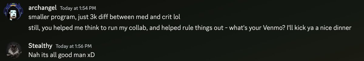 How cool &amp; chill is the #bugbounty community, when we enjoy helping eachother out more than money?! fr fr

Thanks again <a href="/stealthybugs/">Stealthy</a>