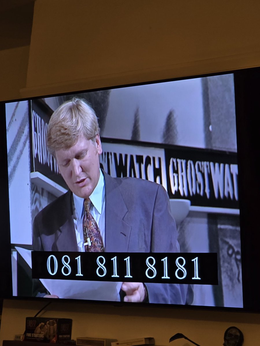 CreativeHatKH's tweet photo. Last lot of kids home and now #Ghostwatch tradition 💀☠️ https://t.co/oBxHvWE7dN