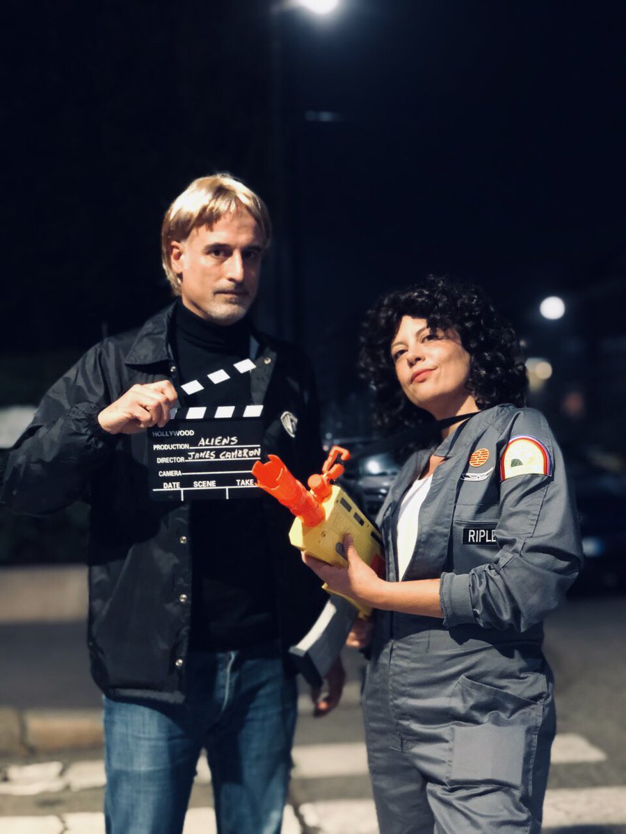 Being <a href="/JimCameron/">James Cameron</a> for one night. 

#Aliens #SigourneyWeaver #EllenRipley
#Halloween