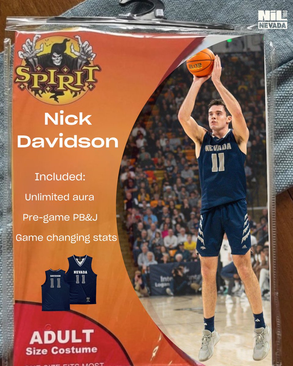 nevadanilstore's tweet photo. Happy Halloween Pack!!🎃

Comment what you’re dressing up as this year👻

#NevadaAthletics #NevadaNILStore #NevadaNIL https://t.co/HQ6S7eCWtr