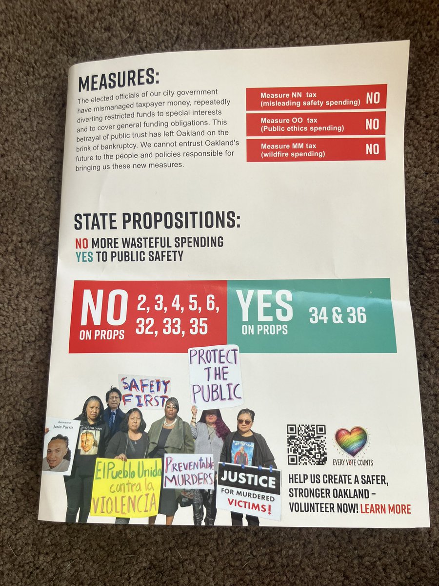 ZZZZZZZZZZZack's tweet image. This mailer backed by a committee whose top funder is Philip Dreyfuss supports both recalls and also is against a tax measure for wildfires, expanding the public ethics commission, and state props for public school bonds, ending involuntary servitude, reaffrimig same sex marriage