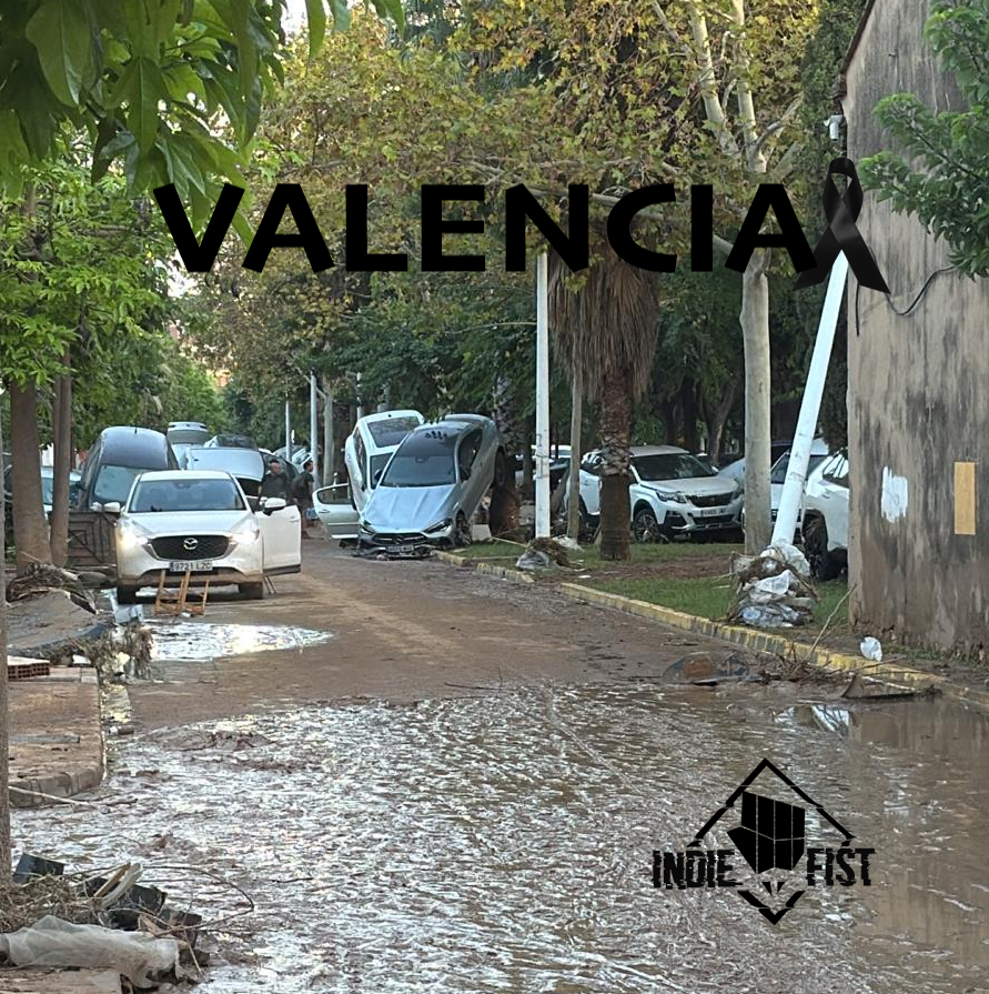 IndieFist in support of those affected by the #DANA in #Valencia will be offline for a few weeks helping those most in need.