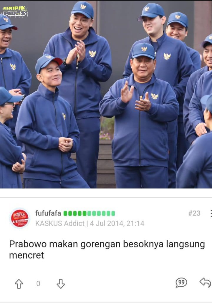 siregar_najeges's tweet photo. Fufufafa....blom tuntas gaees....usut sampai zulhas ehhhh tuntas !! https://t.co/9oR235hcLC