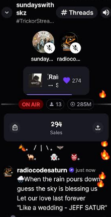 saturninabeat's tweet photo. 🫰💛💜Thank u @sundayswithskz our
#Saturdayss #unit listeners & guests had great spooky streaming
#RadioCodeSaturn is really grateful with all stations from @SHCollabs who participated , we love you to Saturn and back🙏💛
#TrickOrStream #JeffSatur #TINNASIT #barcodetin https://t.co/nGJHmDKWv3