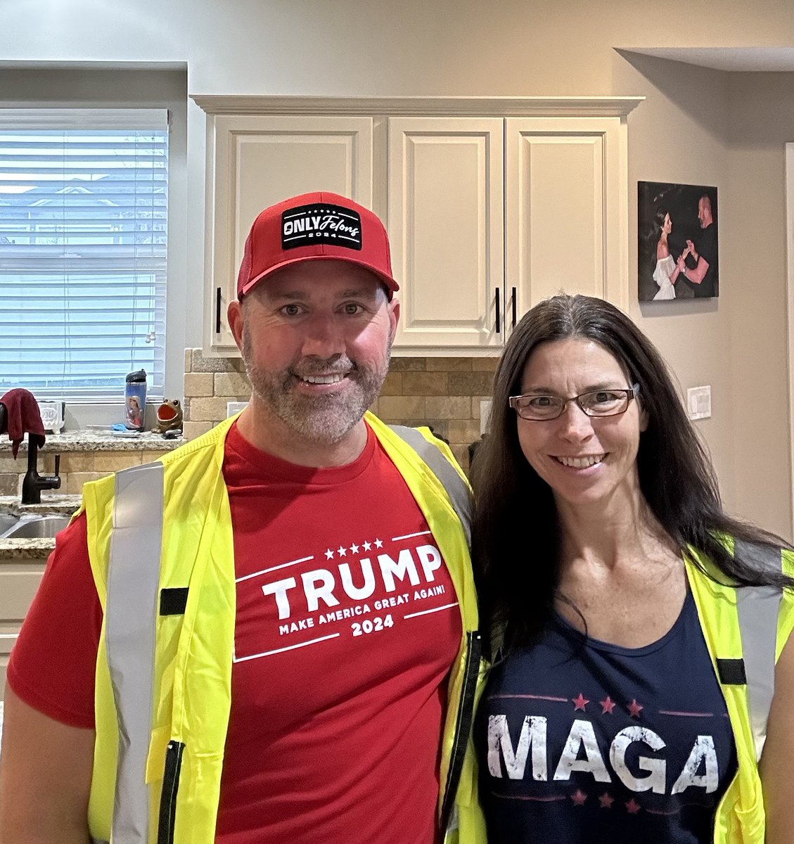 Proud to be “Garbage.” #maga #jessewaters