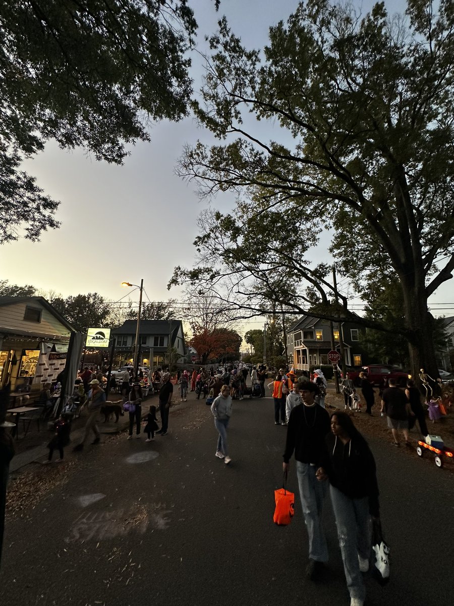 Closed to cars. Open to people. 

Happy Halloween from NoDa 🎃