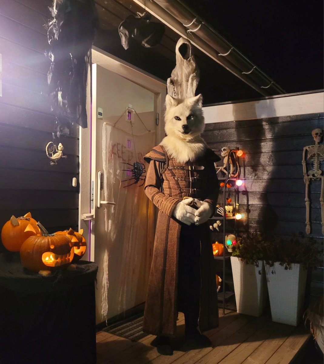 wolf_rivia's tweet image. Halloween suiting with Trick or Treat🎃
Made by #clockworkcreature #fursuit #Halloween
#halloweencostume