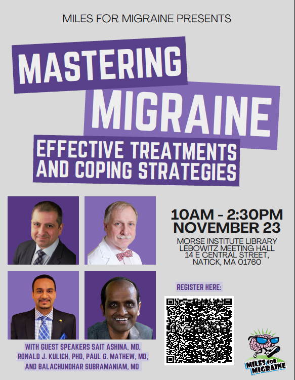 bidmcheadache's tweet photo. Check out our educational event on #migraine by
@miles4migraine Open to anyone affected by migraine, including patients and caregivers #MigraineEducation #Headache 👇 https://t.co/5VIpKgyX76