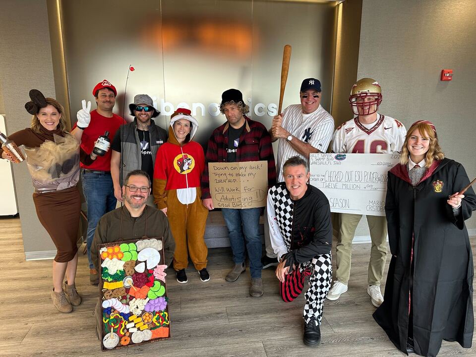 Halloween is a great excuse to dress up at the office. TBH we kinda look like freaks everyday tho at <a href="/Vibenomics/">Vibenomics</a>.