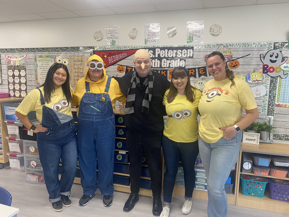 MsPetersen5th's tweet photo. Happy Halloween!! 🎃 5th Grade had so much fun celebrating Halloween at EN today! 🎃👻 #commitmENt @ElemNorthD73 https://t.co/x2II2jNsNr