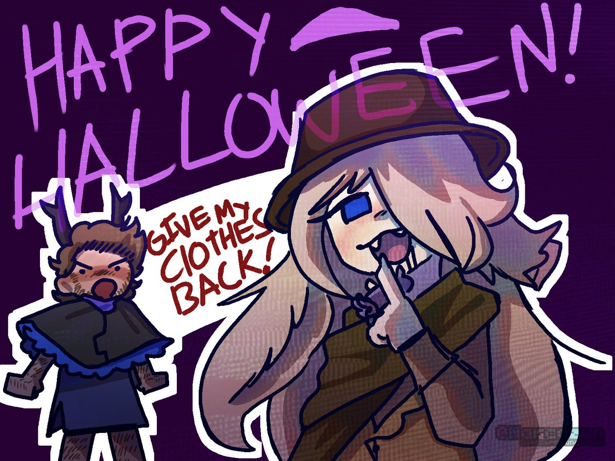 angelic__catnip's tweet photo. Happy halloween, everyone!
#rabbitandsteel #dollarstrilogy https://t.co/uSSolD5yf7