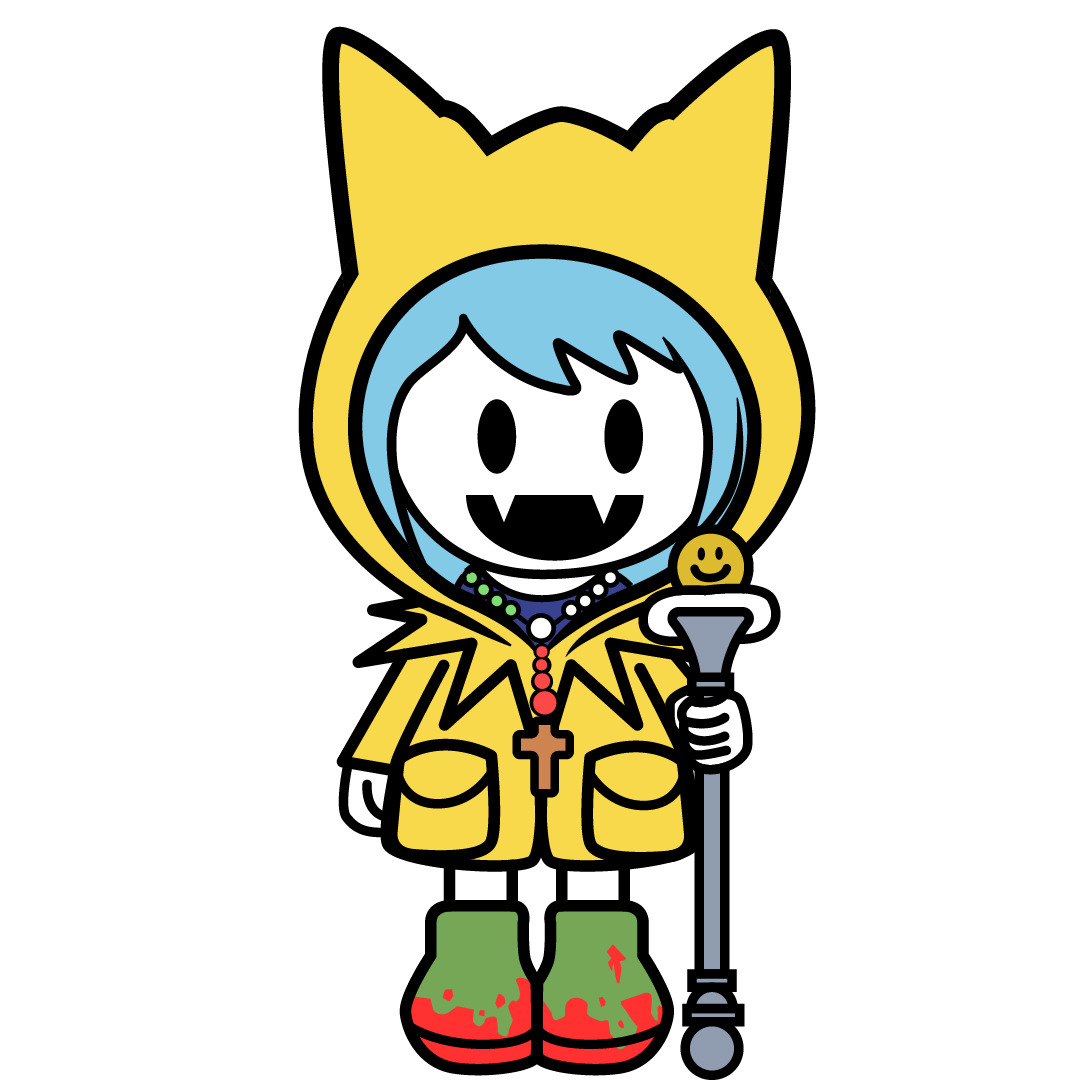Carvente_'s tweet photo. Mastema revela a la nueva mascota de la facción del Orden: Luce Frost #SMT #persona5 https://t.co/dzZjrNAy8K