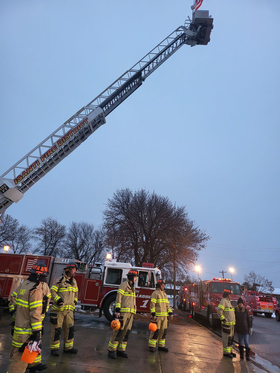 Trick or Treat drive-thru at IFD.