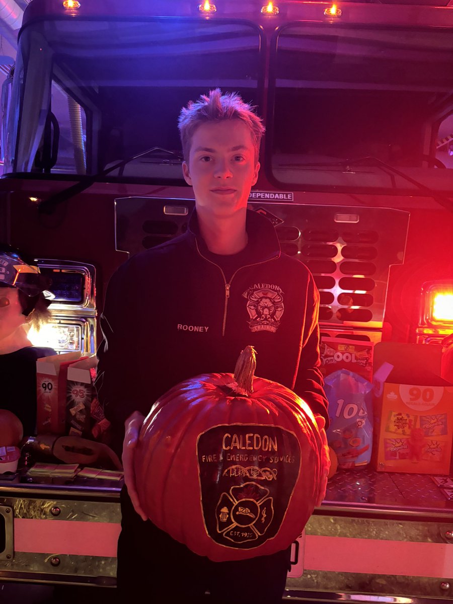 CaledonFireES's tweet photo. Stop by station 303 and see the fabulous hand-painted Firefighter Rooney painted. #MoreThanFire #HappyHalloween2024 https://t.co/qZgeRkJ68u