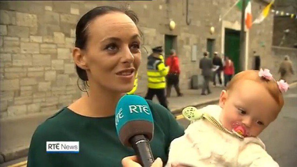 JoeEekHavana's tweet photo. I hate gay Hallowe'en, what do you mean you're the gracias father lady (icon) from the RTÉ News broadcast on the 2018 papal visit. https://t.co/9v9QUk2vWy