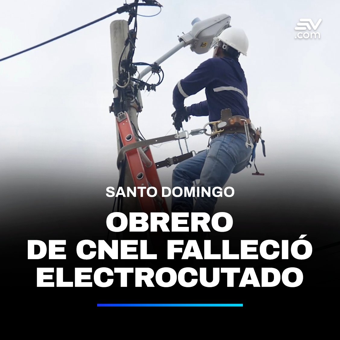 📌 Un trabajador de CNEL murió mientras trabajaba en un transformador, aprovechando que en el sector no había servicio de luz. Sin embargo, el servicio eléctrico llegó antes de lo previsto ▶️ bit.ly/3YuUg4B
