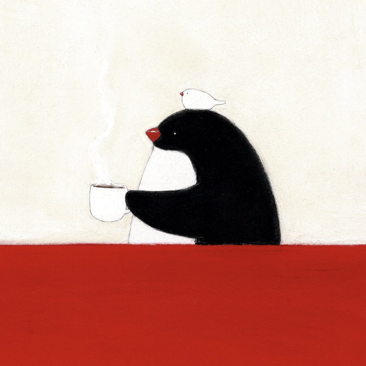「おはようございます。本日個展1日目。よろしくお願い申し上げます 」|sano yuichiのイラスト