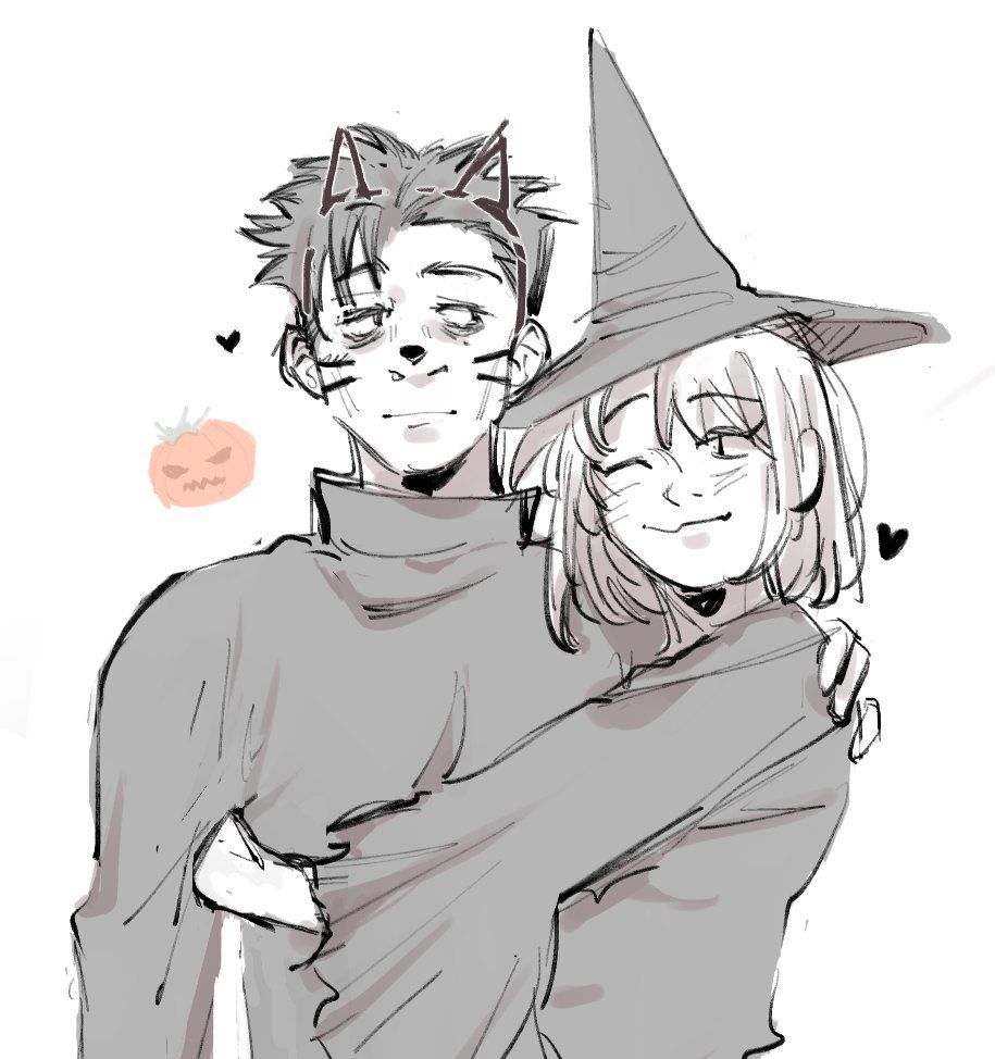 C4TC4SE's tweet photo. ♫⋆。 Well when the sun goes down and the moon comes up
♪₊˚
This witch and his black cat are wishing you all a VERY happy halloween <33 🐈⬛💼
⋆。 °👻⋆ ˚。 ⋆ 🌙 ⋆ 。˚ ⋆🎃° 。⋆
🎨 @/141goge
#catcase #jjkyume #yume #yumetwt #yumeshipping #Halloween https://t.co/NAyiQ7xftp