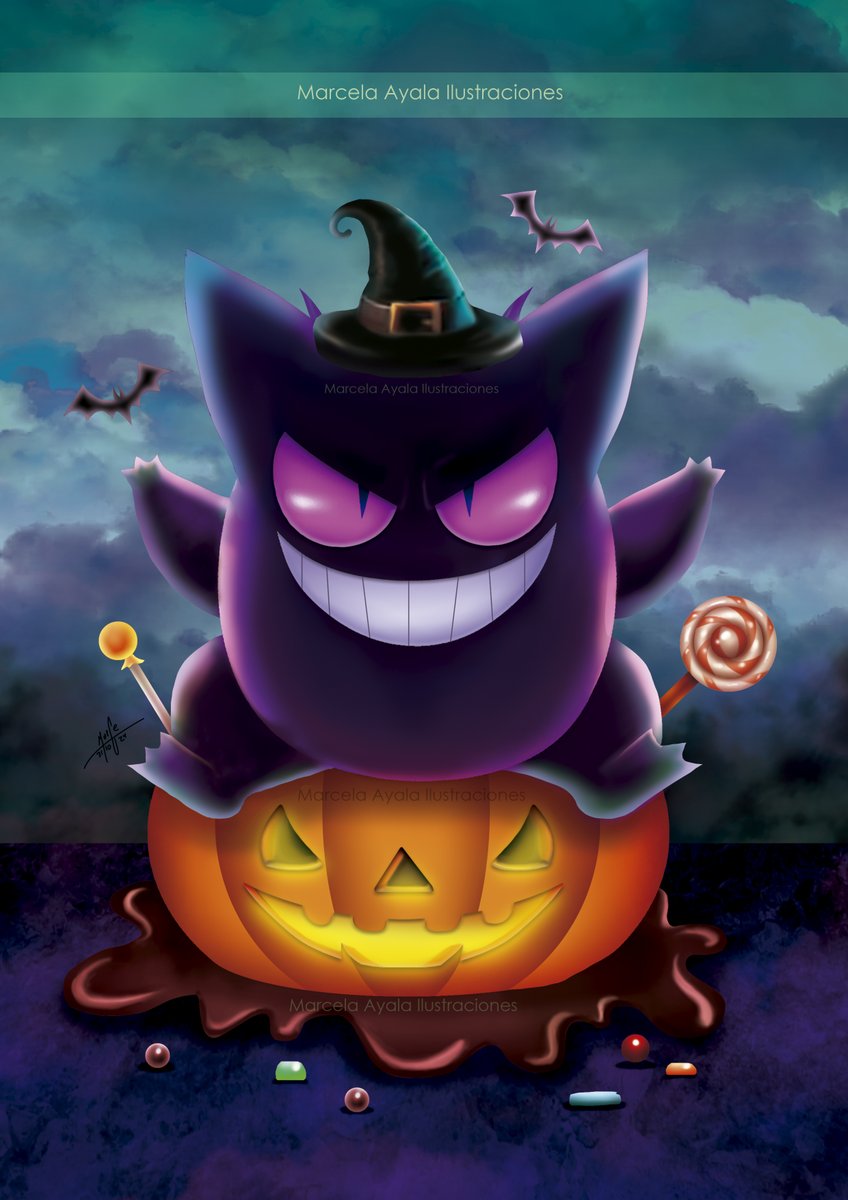 Happy Halloween! 🎃💖🔥

Fanart Gengar - Pokémon 

#gengar #Halloween #halloween2024 #fanart #Pokemon #pokemonfanart