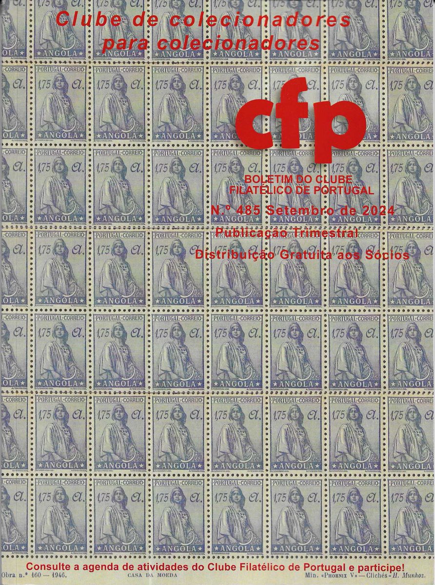 mariofilatelico's tweet photo. O Filatelista: 81º Aniversário do Clube Filatélico de Portugal https://t.co/D31gWfr0qG https://t.co/xRwEJFqos8