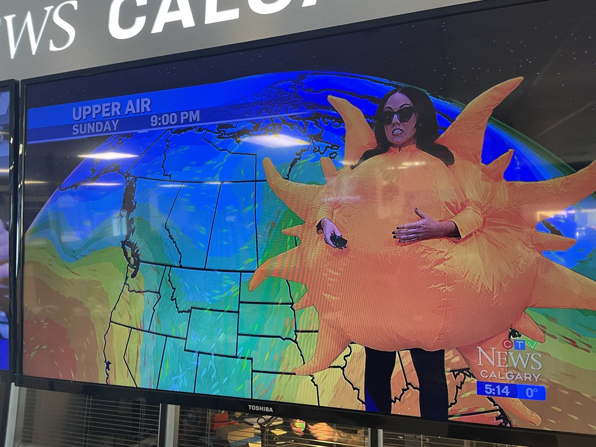 Shaun Frenette (@ctvshaunf) on Twitter photo Not only does <a href="/GinaCTV/">Gina Martin</a> have a sunny forecast, she has a sunny disposition this #Halloween !!! #yyc #yycweather #weather #weatherstar <a href="/CTVCalgary/">CTV News Calgary</a> Not only does <a href="/GinaCTV/">Gina Martin</a> have a sunny forecast, she has a sunny disposition this #Halloween !!! #yyc #yycweather #weather #weatherstar <a href="/CTVCalgary/">CTV News Calgary</a>
