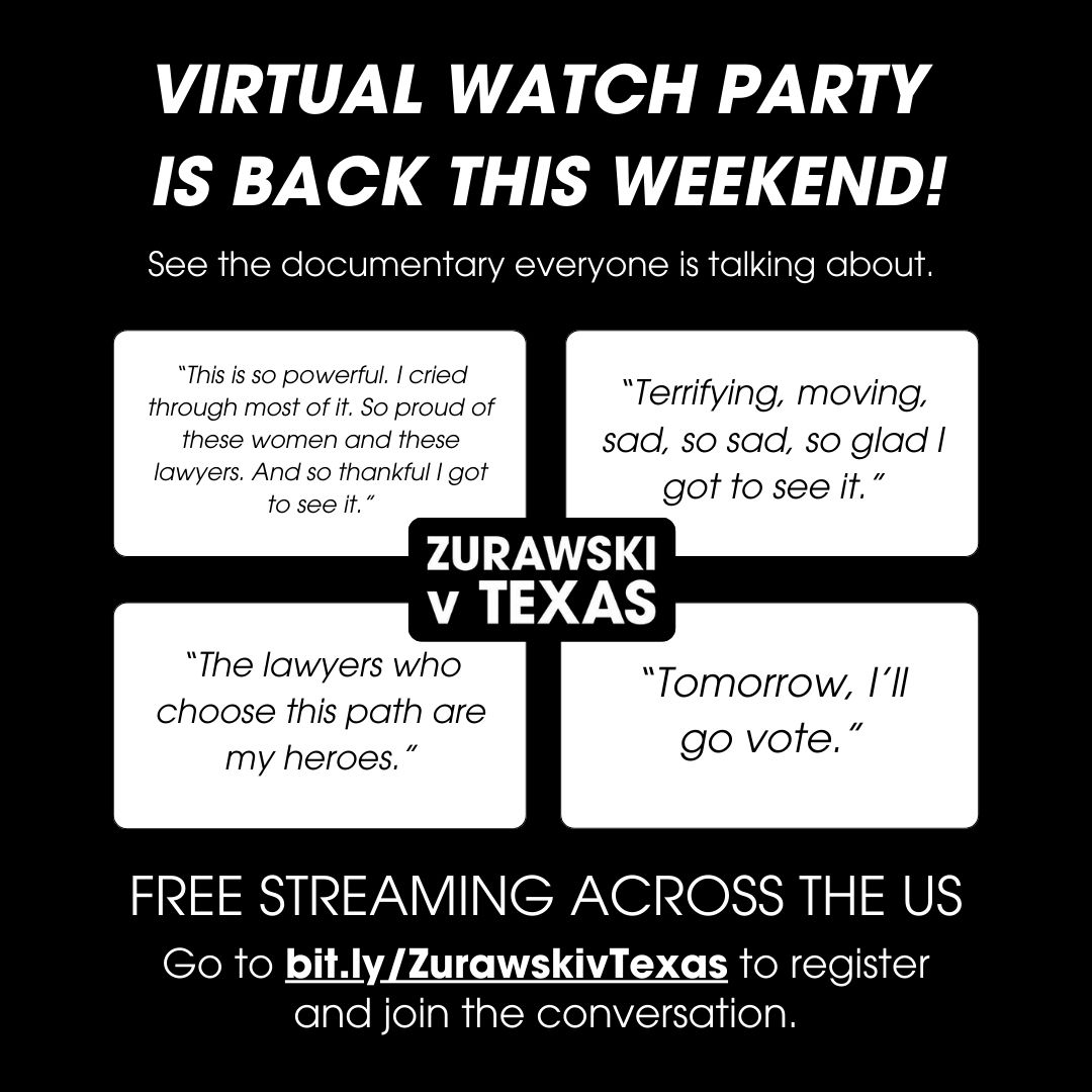 Zurawski v Texas Film tweet media