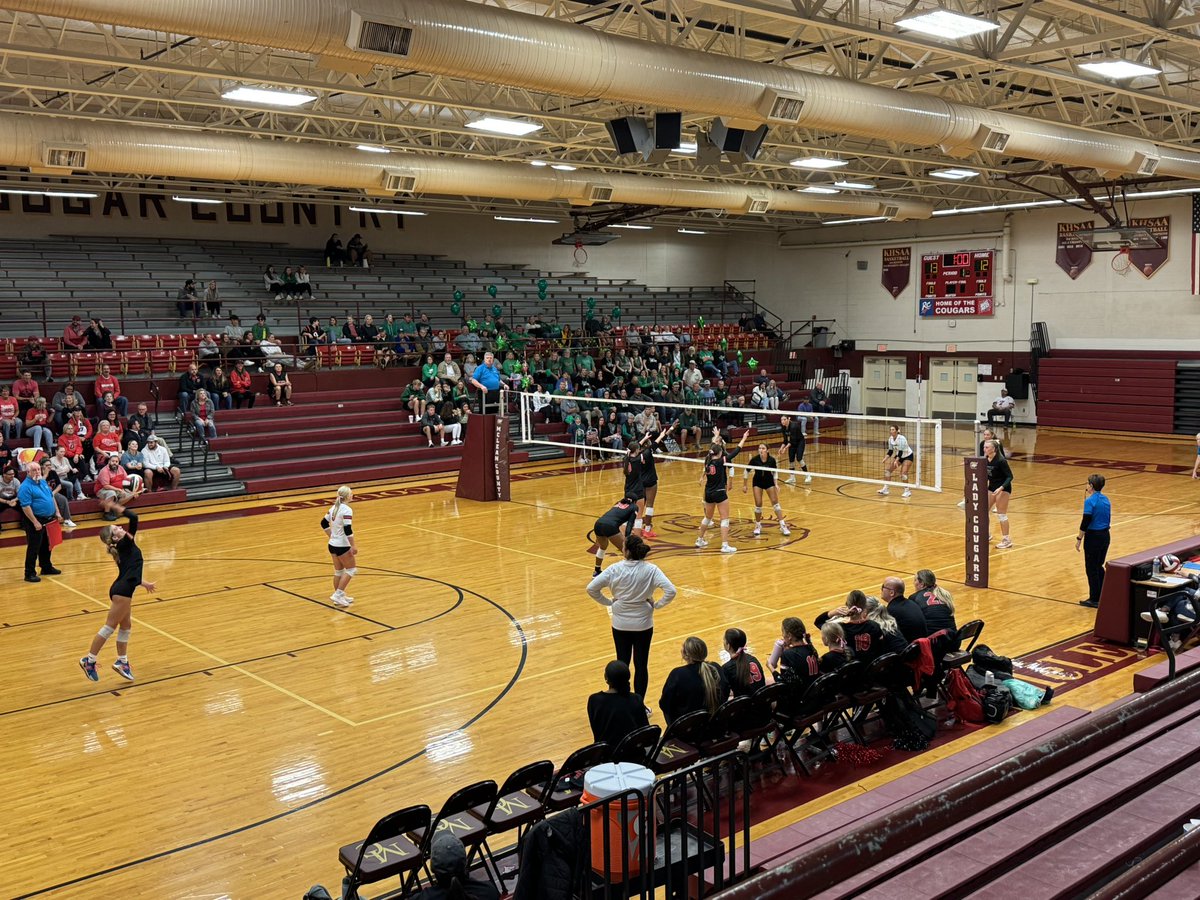 Lady Red Devils in action in the Regional Championship game!!!  #GoDevils 👹🏐☝🏼