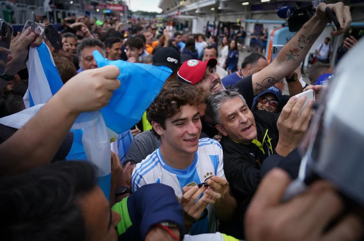 La alegría de Franco en Interlagos es todo lo que esta bien. 🥹🇦🇷

#ColapintoEnInterlagos