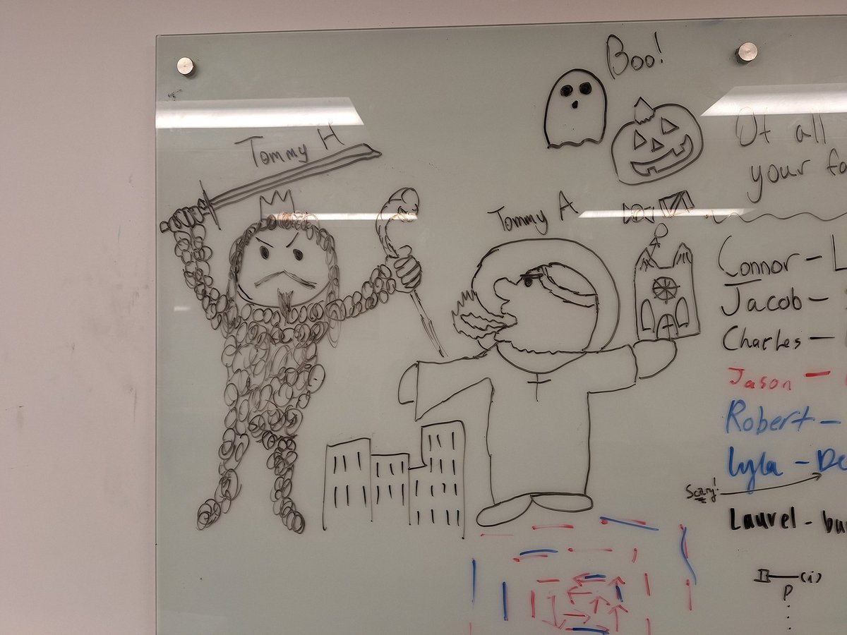 Today, I wondered: who would win in a kaiju battle? Hobbes's  Leviathan or St. Thomas Aquinas?

We can imagine they are scaled to the same size for some fairness (ex. King Kong v. Godzilla).

I've included my rendering of what the fight might look like as well.